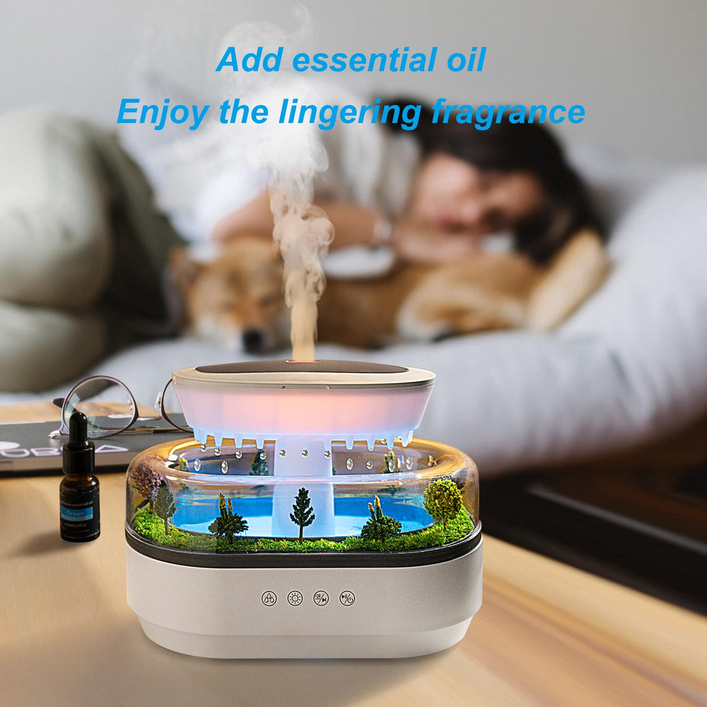 HIROGA Rain Diffuser auto-off-safety stops mist when water is low