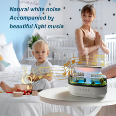 HIROGA Rain Diffuser rain-sound mode delivers relaxing white noise