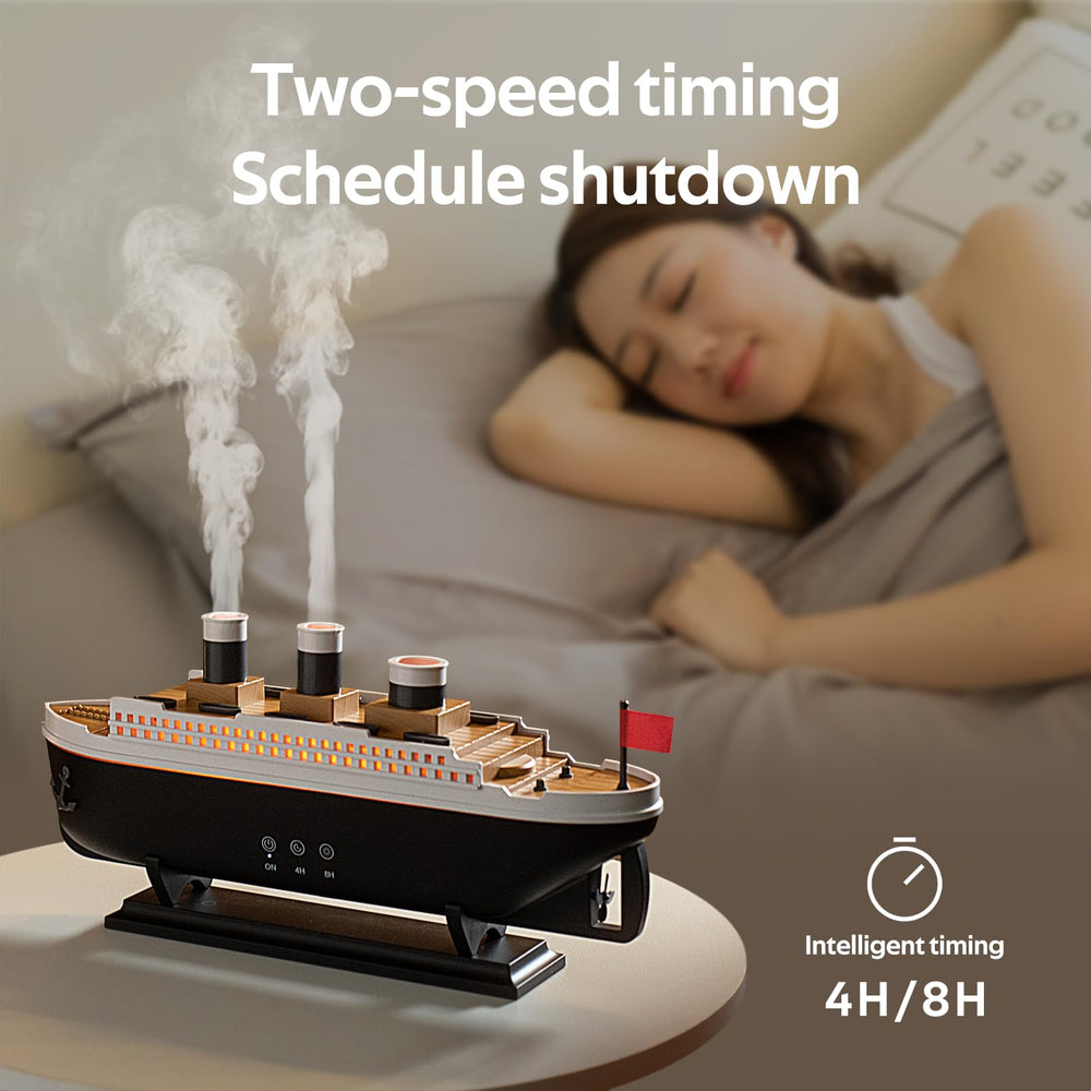 HIROGA Titanic Humidifier continuous mist mode provides steady humidity