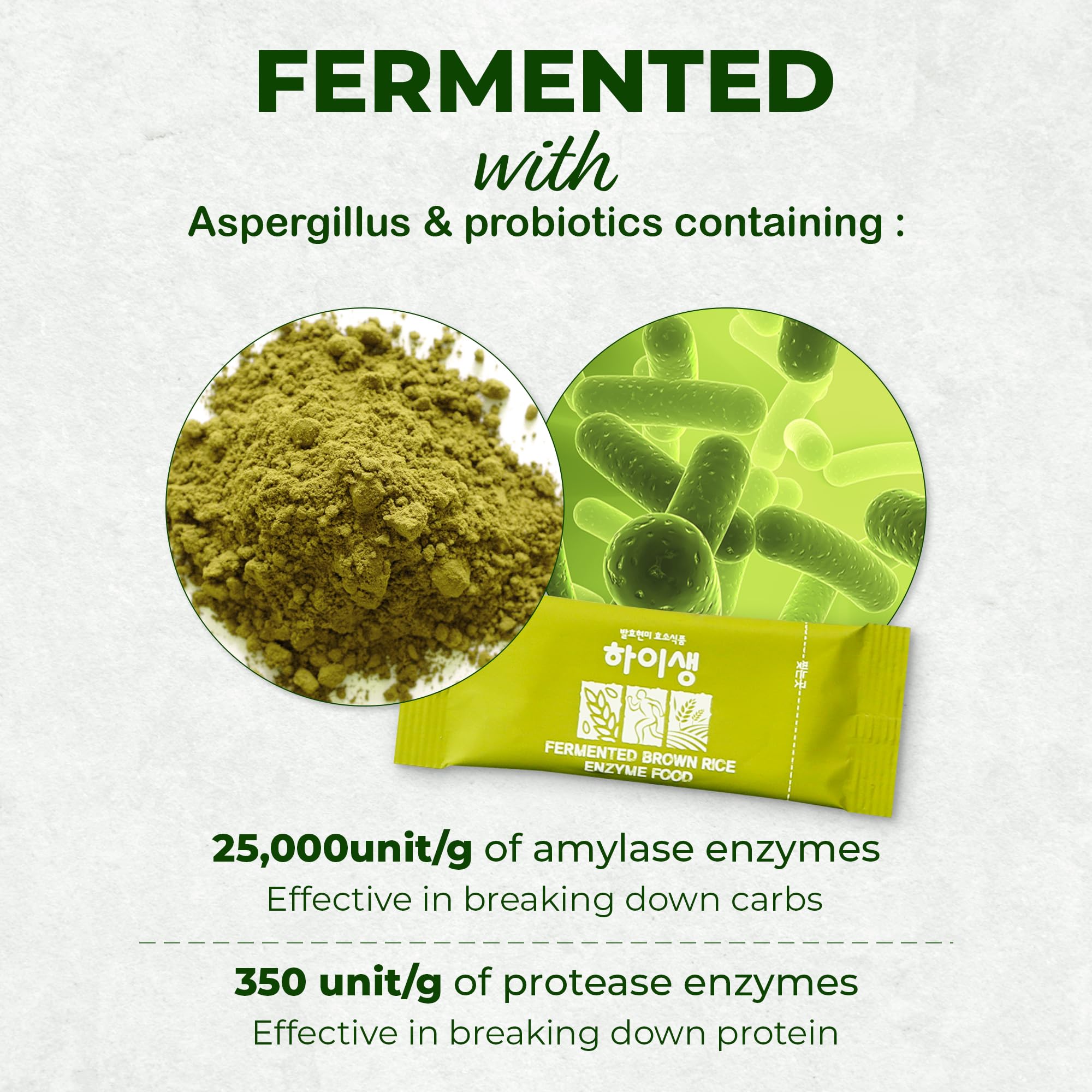 HISAENG on-the-go enzyme packets: fit digestion support into a busy day.
