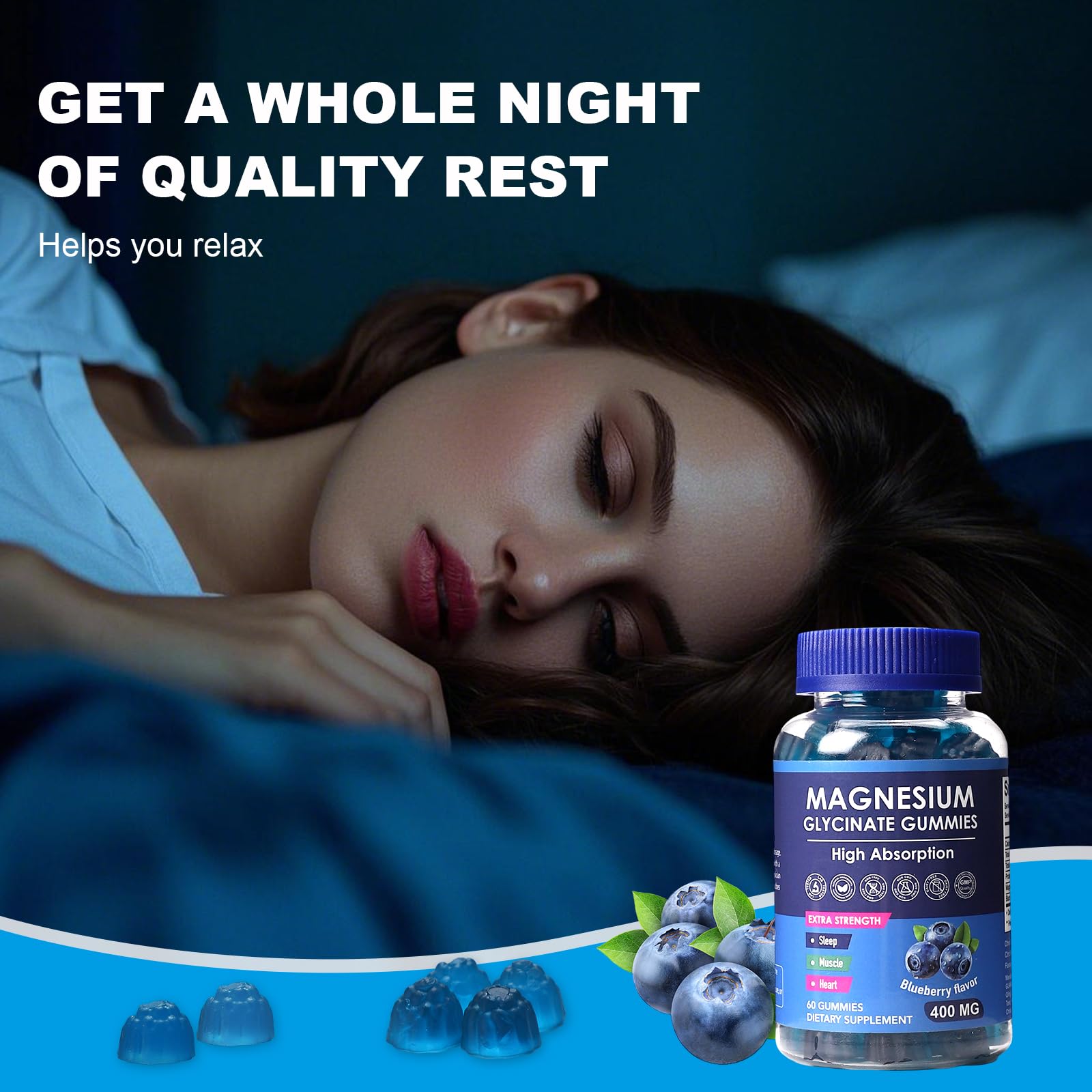 Open bottle with gummies, inviting daily rituals and easy dosing.