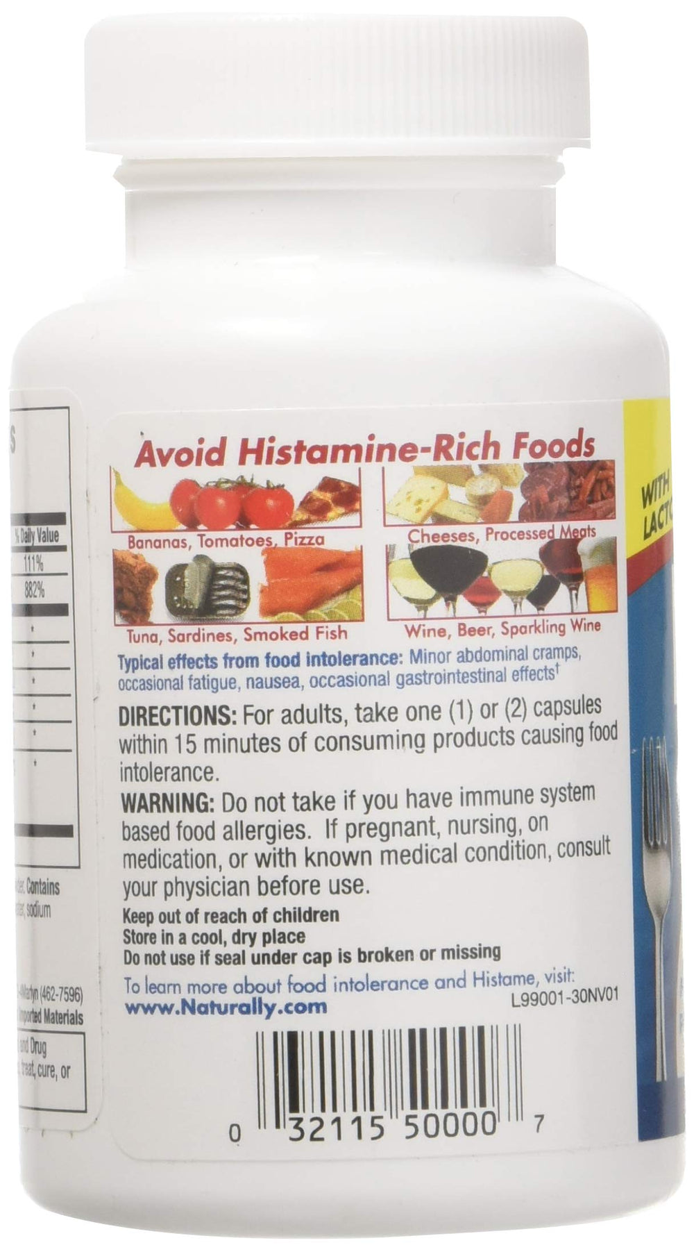 Histame capsules closeup highlighting easy-to-swallow texture for comfort