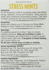 Historical Remedies Stress Mints package open for quick stress relief moments.