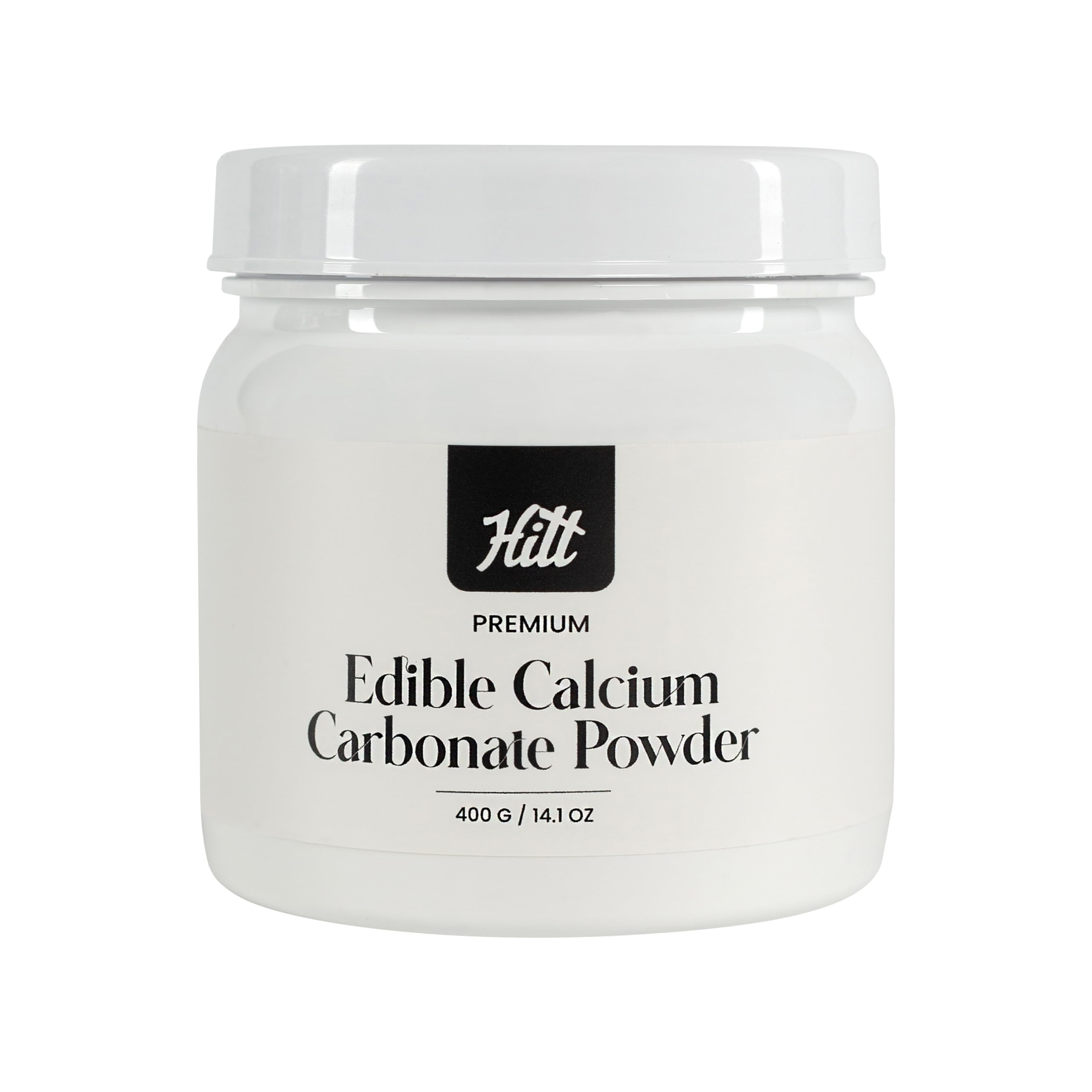 HITT calcium carbonate powder dissolves easily for shakes.