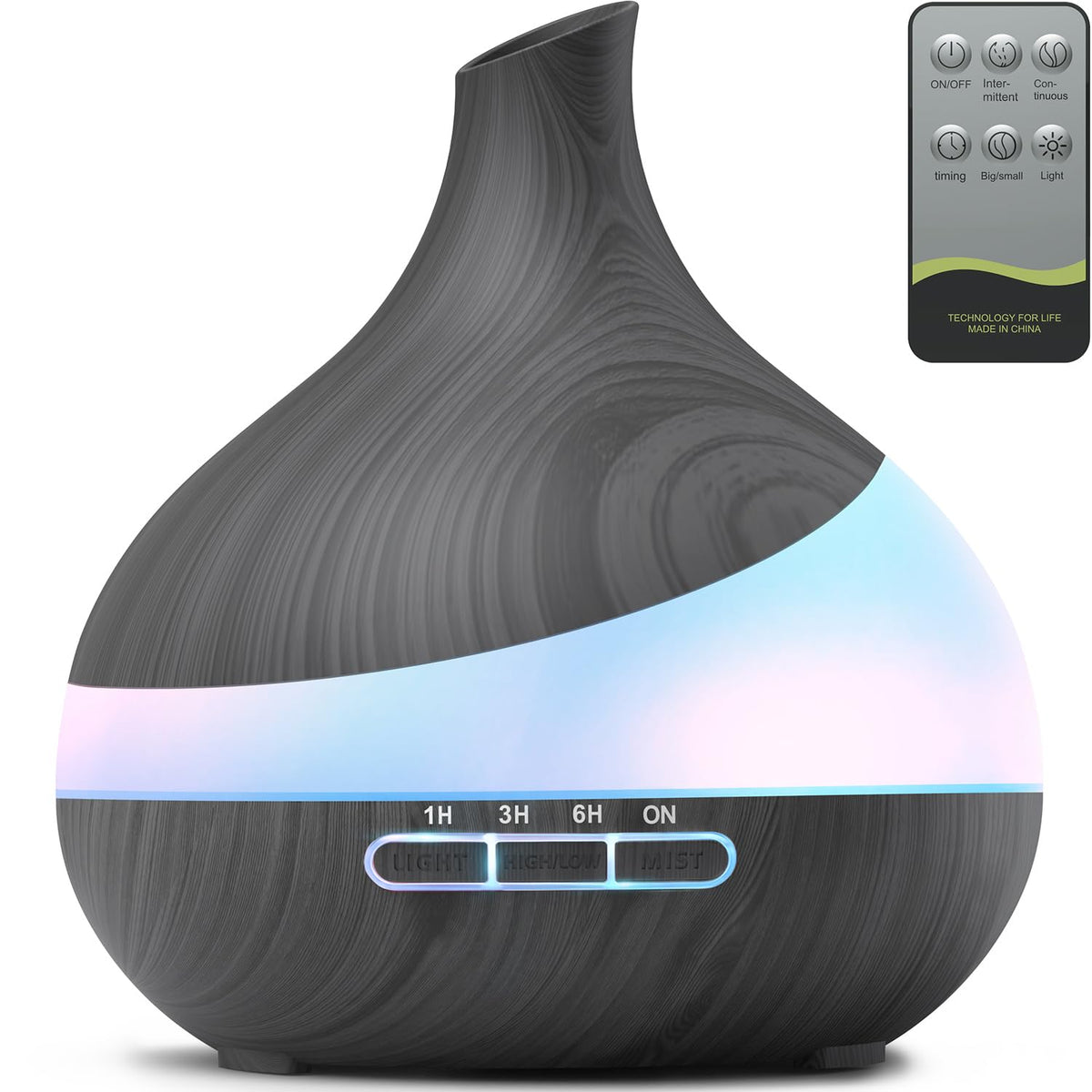 HJTHJT diffuser with 500ml capacity for large rooms and steady aroma diffusion.