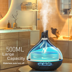 HJTHJT diffuser with 14-color LED lights for customizable ambiance.