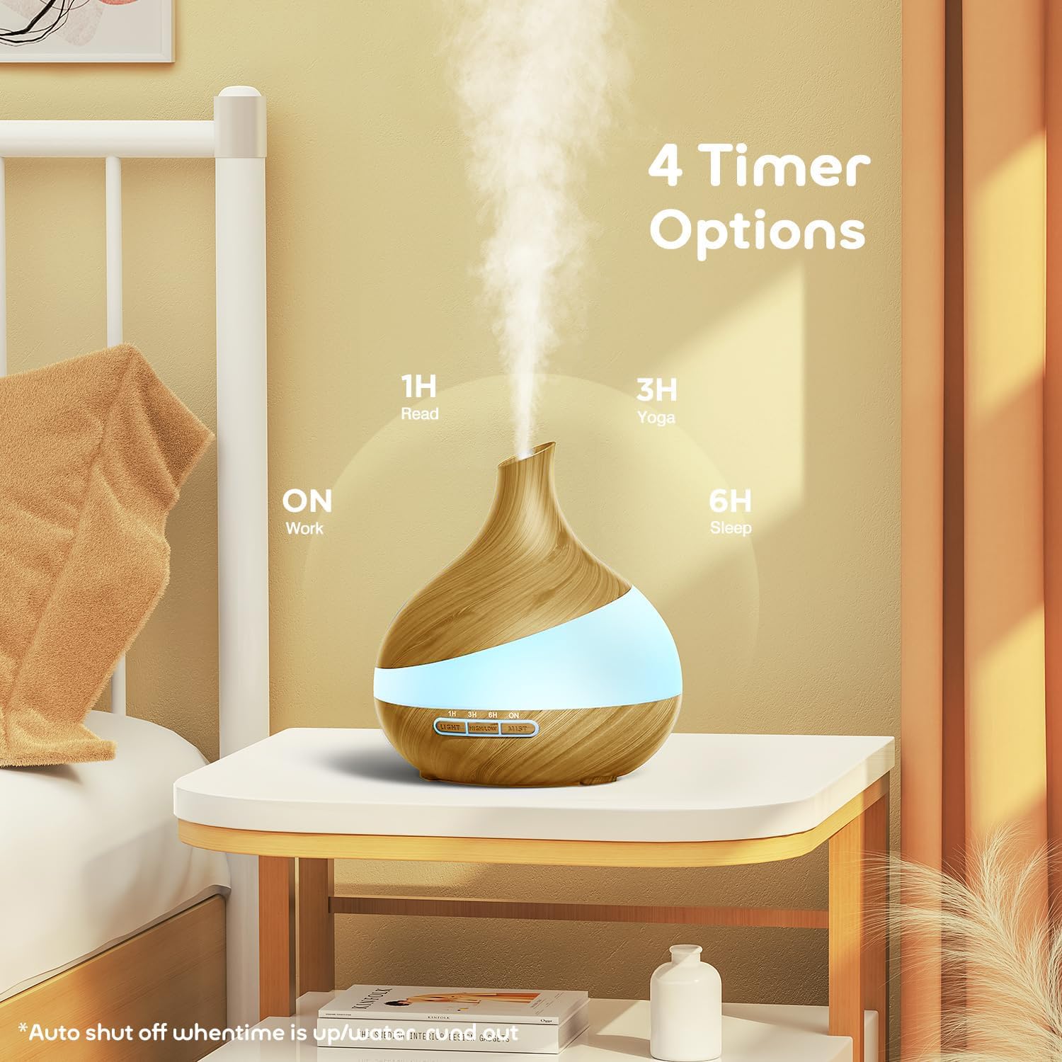 HJTHJT quiet diffuser under 25 dB for calm spaces