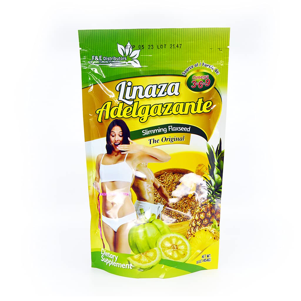 HJZWTS Slimming Flaxseed Powder bottle, fiber-rich formula for daily meals.