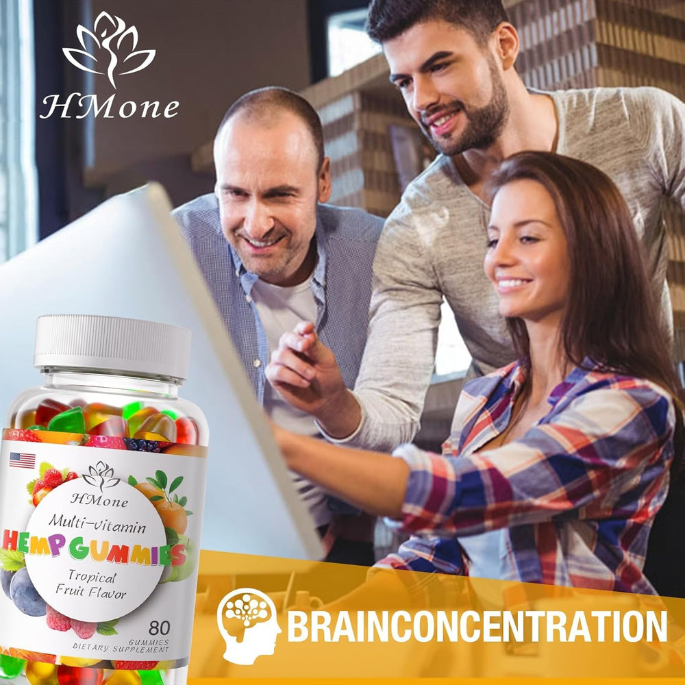 Third-party testing stamp on HMone hemp gummies packaging