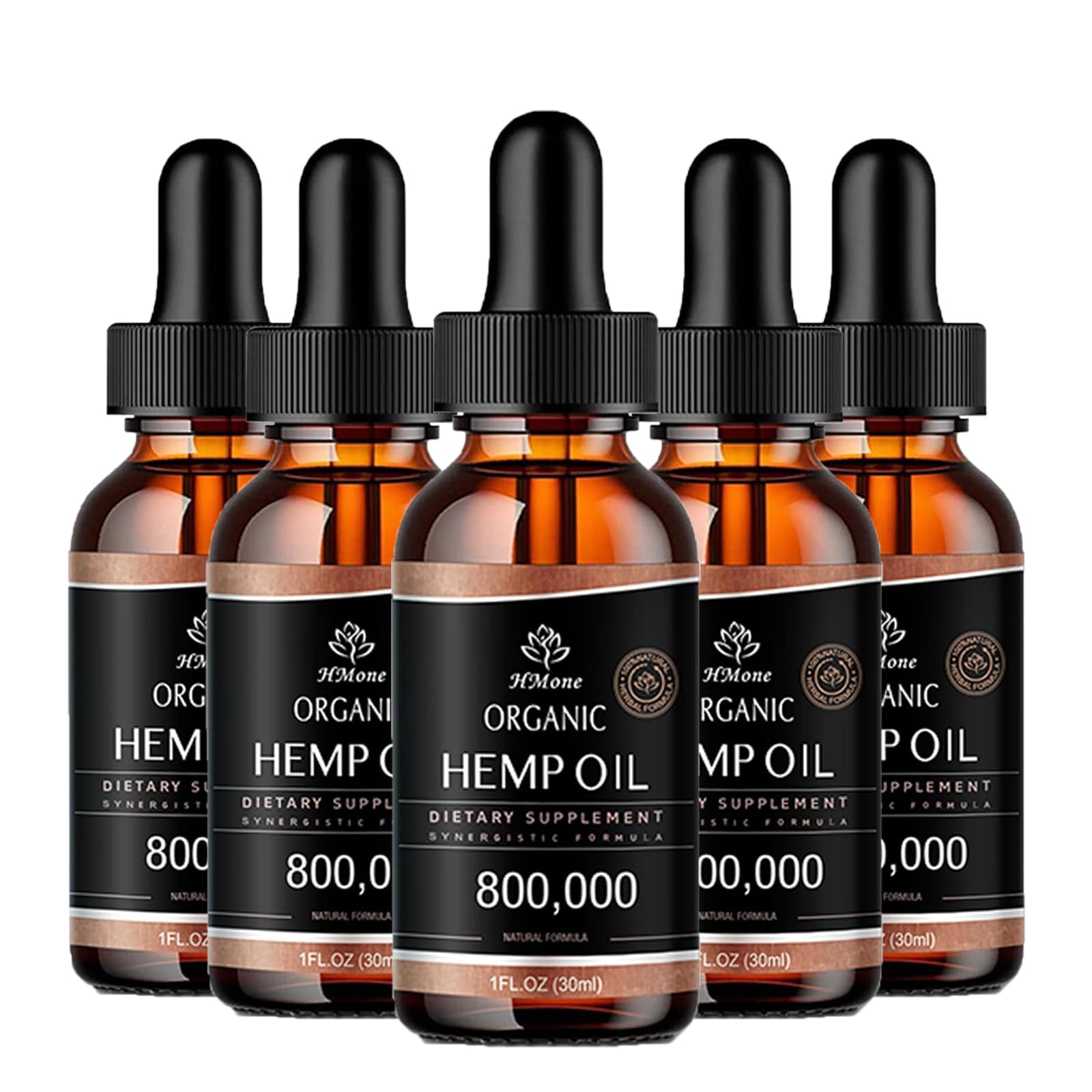 HMone Oil Drops in a compact bottle design for on-the-go use.