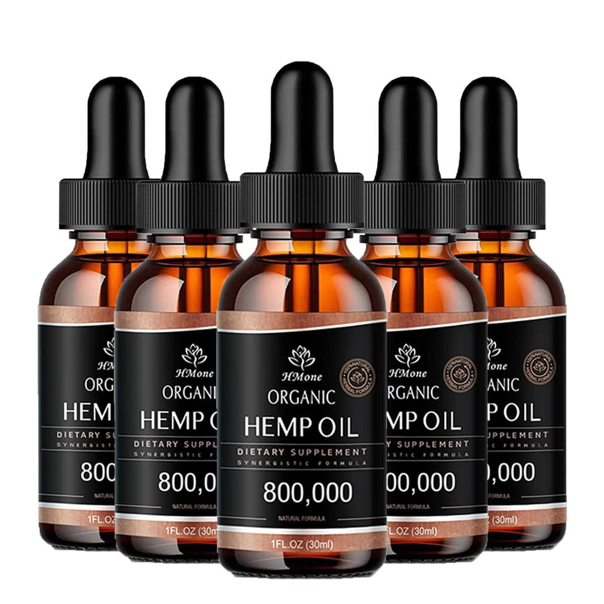 HMone Oil Drops in a compact bottle design for on-the-go use.