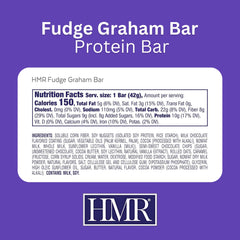 HMR Fudge Graham Bar hero shot showing chewy texture and toppings