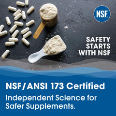 HMS Nutrition capsules on a clean surface suggesting easy daily swallow.
