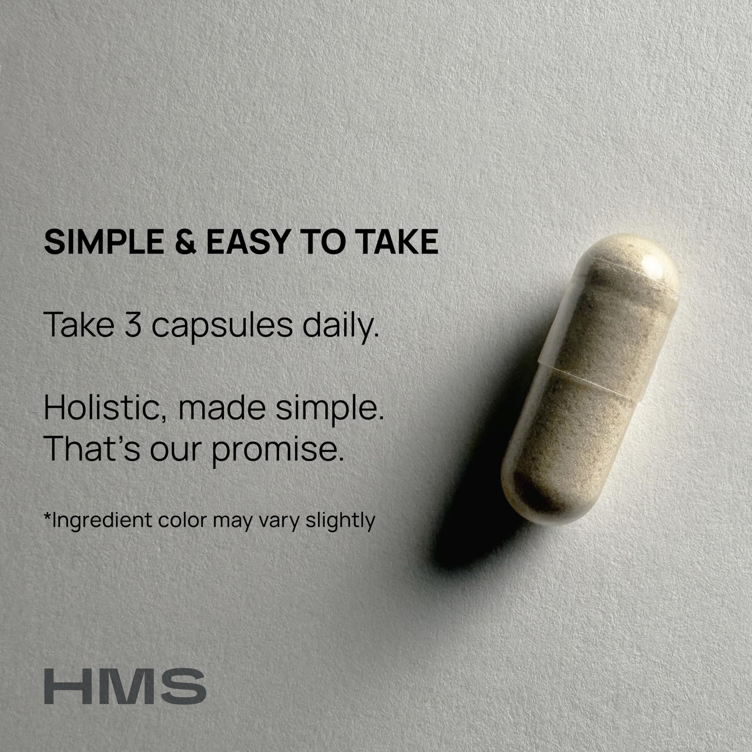 HMS Nutrition USA-made manufacturing badge signals quality.