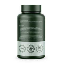HMS Nutrition Resveratrol capsules close-up emphasizing easy daily intake.