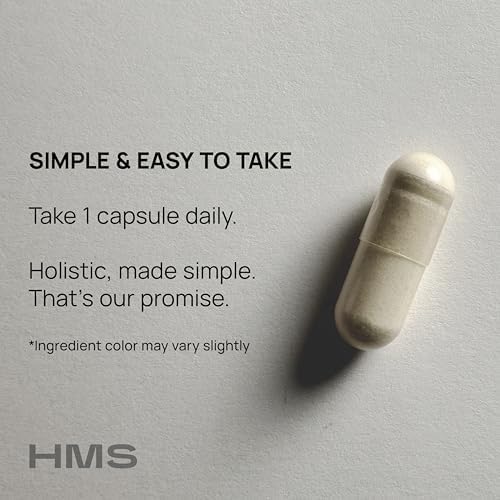 HMS Nutrition bottle with glass communicates everyday, convenient use.