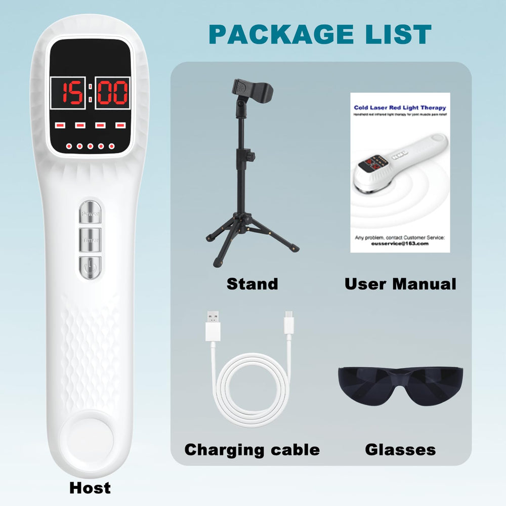 Hoakya portable red light therapy device for travel and home use.