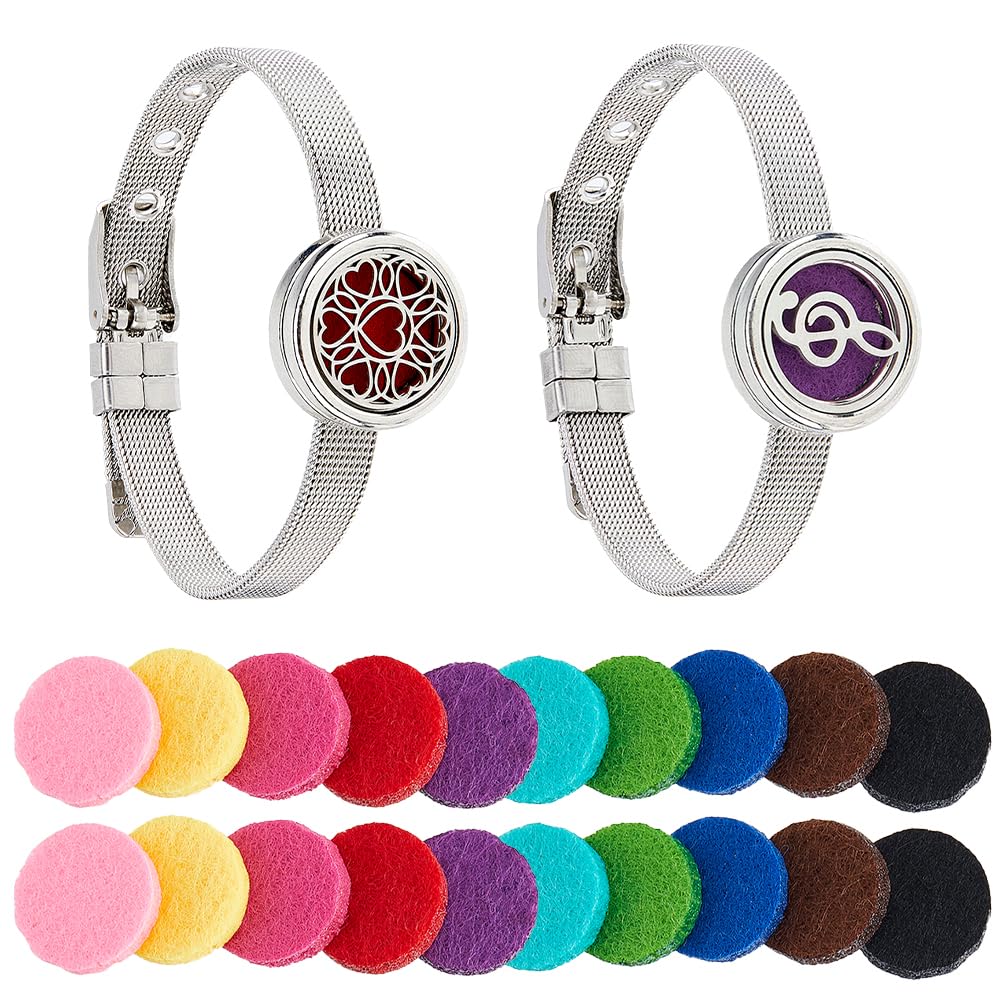 Hobbspring diffuser bracelet on wrist with adjustable fit for daily aromatherapy.