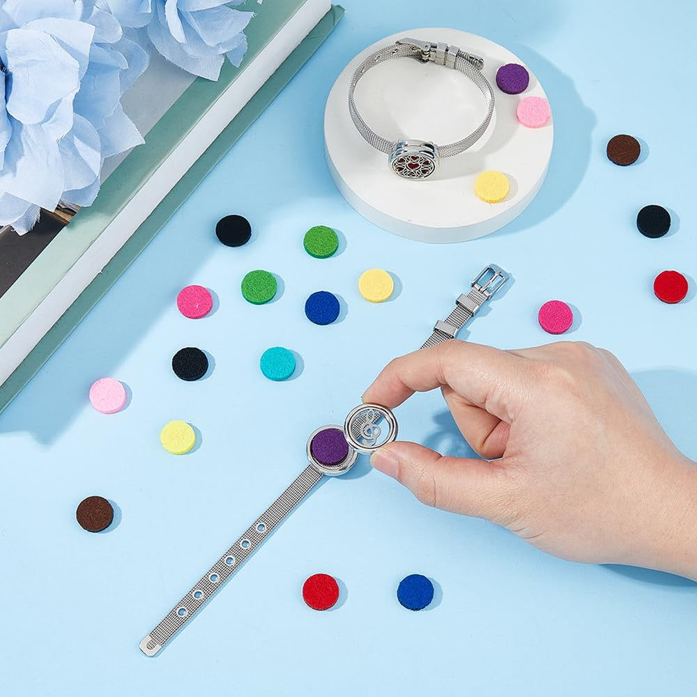 Hobbspring diffuser bracelet pads pack demonstrates easy replacement for fresh scents.