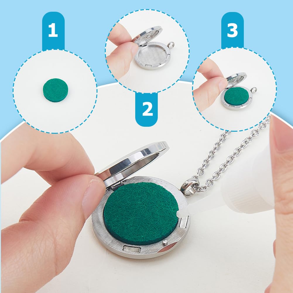 Hobbspring diffuser necklace with photo slot for personalized touch