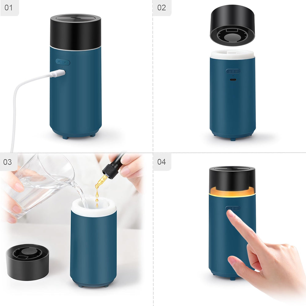 HODEMI diffuser night-light options for soft ambience