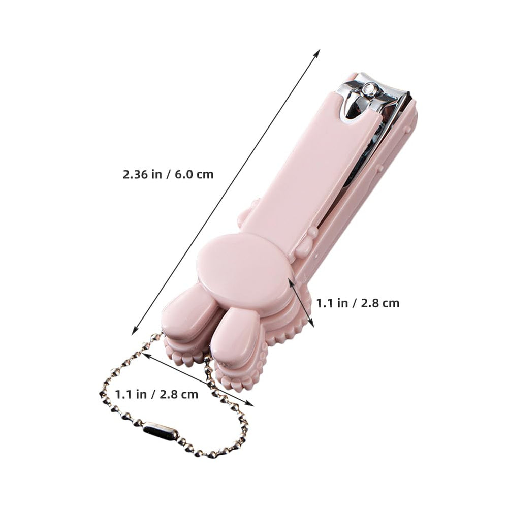 Hoement nail scissors compact travel-size clipper fits bags for on-the-go grooming