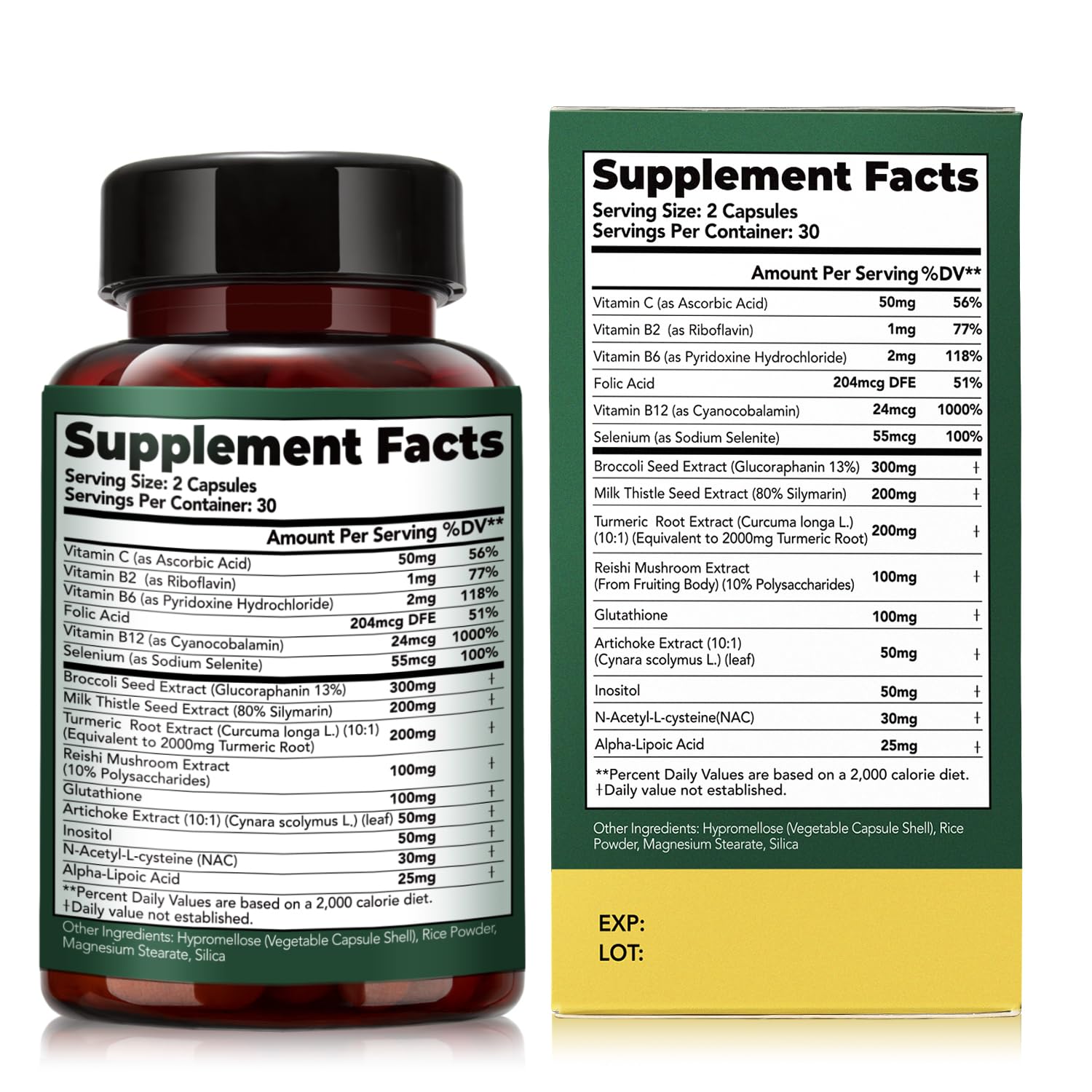 HojaSana Liver Cleanse herbal blend image highlights turmeric and reishi notes