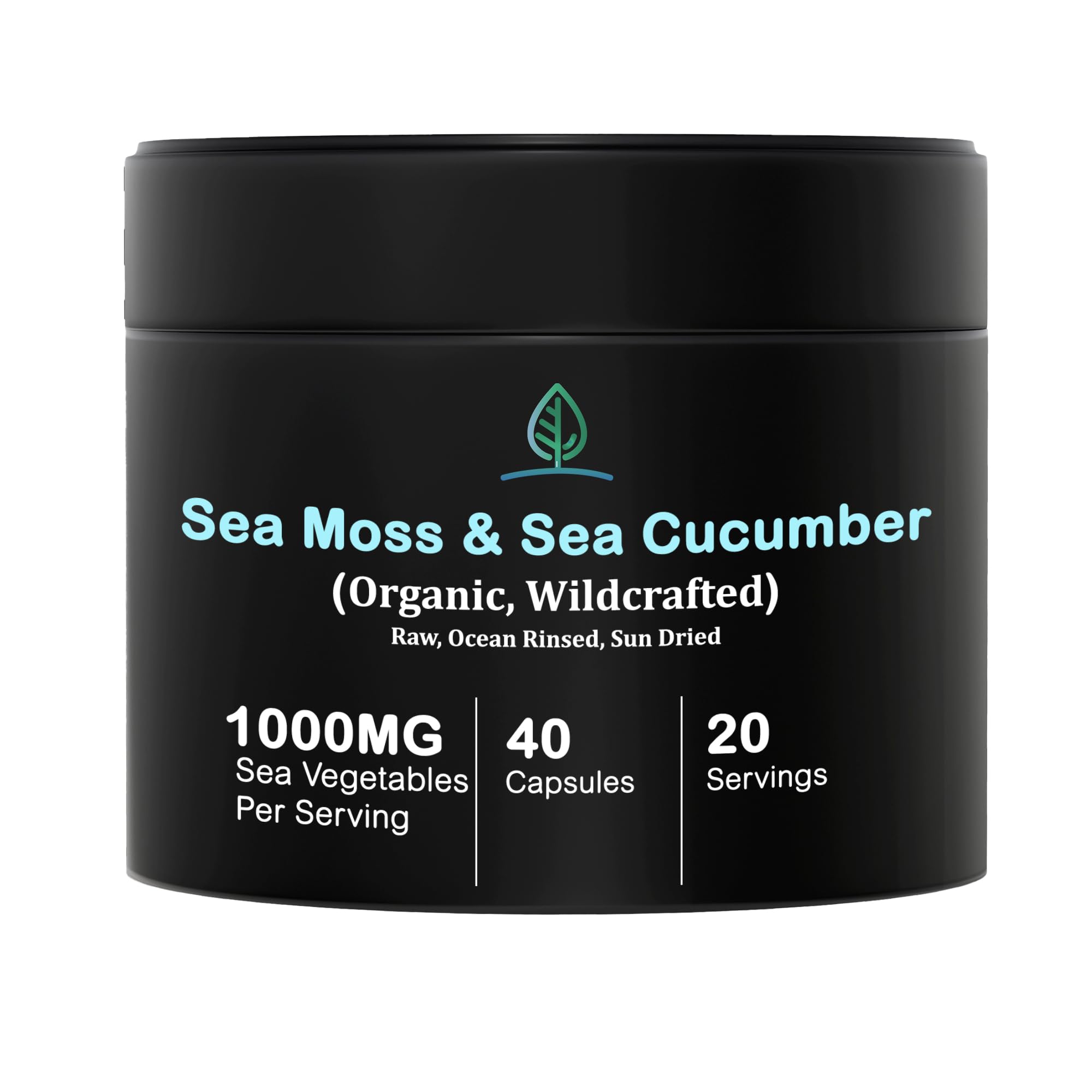 Holistic Bin purple sea moss bottle for daily wellness
