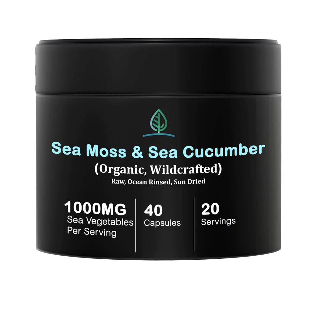 Holistic Bin purple sea moss bottle for daily wellness