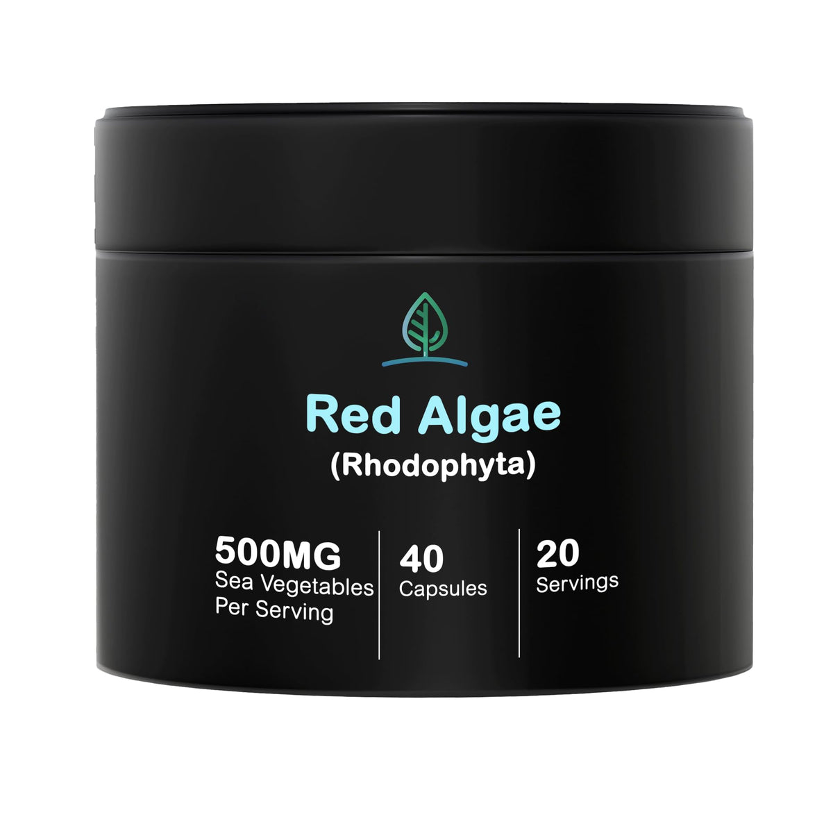 Holistic Bin red algae capsules bottle for daily wellness