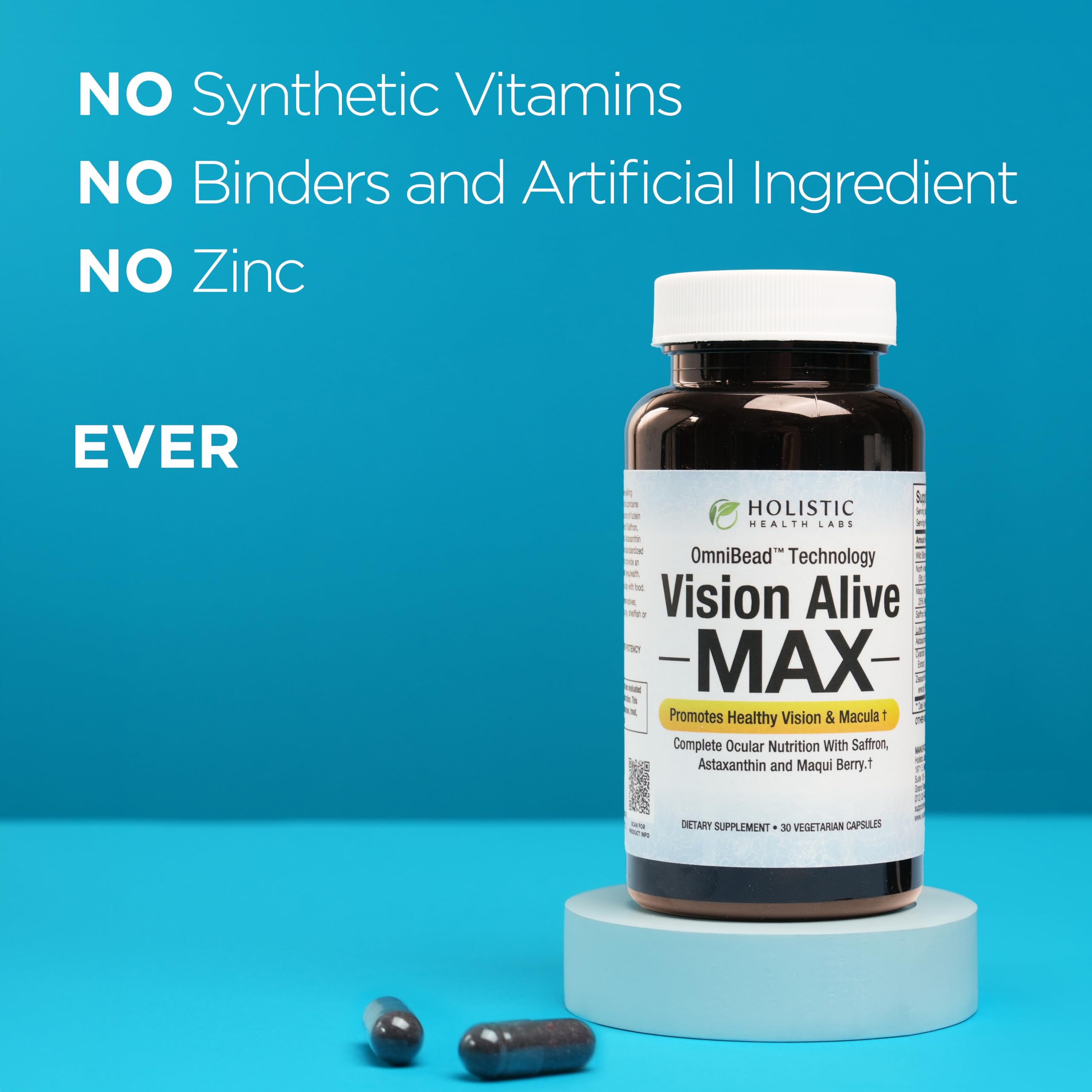 Vision Alive Max maqui berry saffron blend shows potent plant-based nutrients