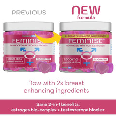 Holistic MD HRT estrogen supplement label close up with key ingredients