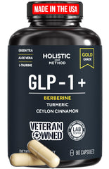 Holistic Method Berberine weight loss bottle showing a balanced lifestyle.