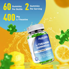 HOLLEGEND 6-in-1 formula with ashwagandha and 5-HTP for balanced evenings