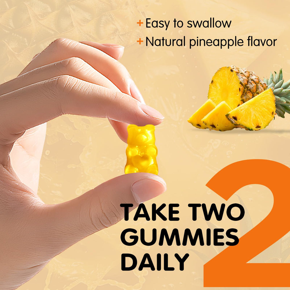 Biotin-enriched gummies supporting skin and hair as part of routine.