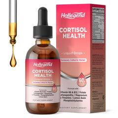 HOLLEGEND cortisol drops bottle: convenient daily dose for stress support