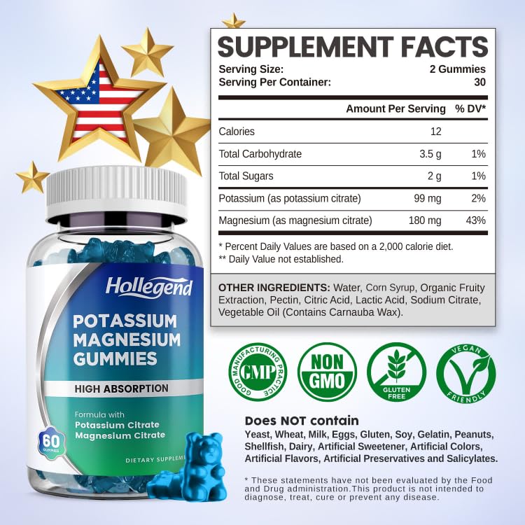 HOLLEGEND packaging showing 60-count bottle for convenient daily supplementation