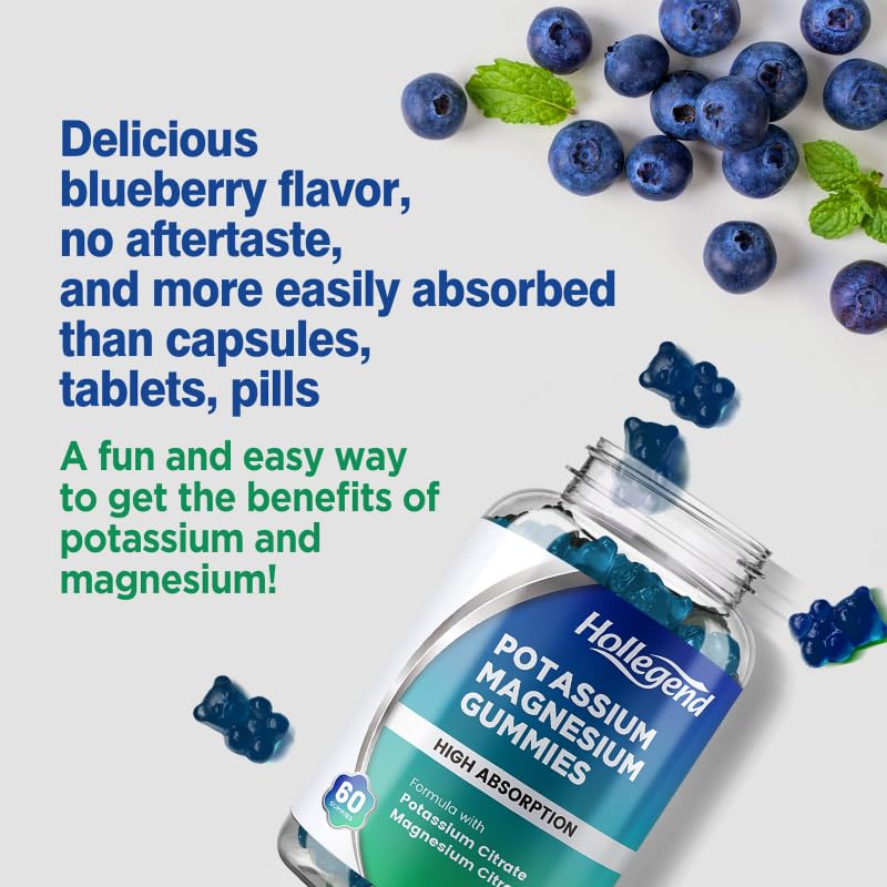 HOLLEGEND gummies served with water for easy swallowing