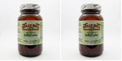 Holly Hill Inflacalm bottle close-up showing alcohol-free, drug-free inflammatory support option