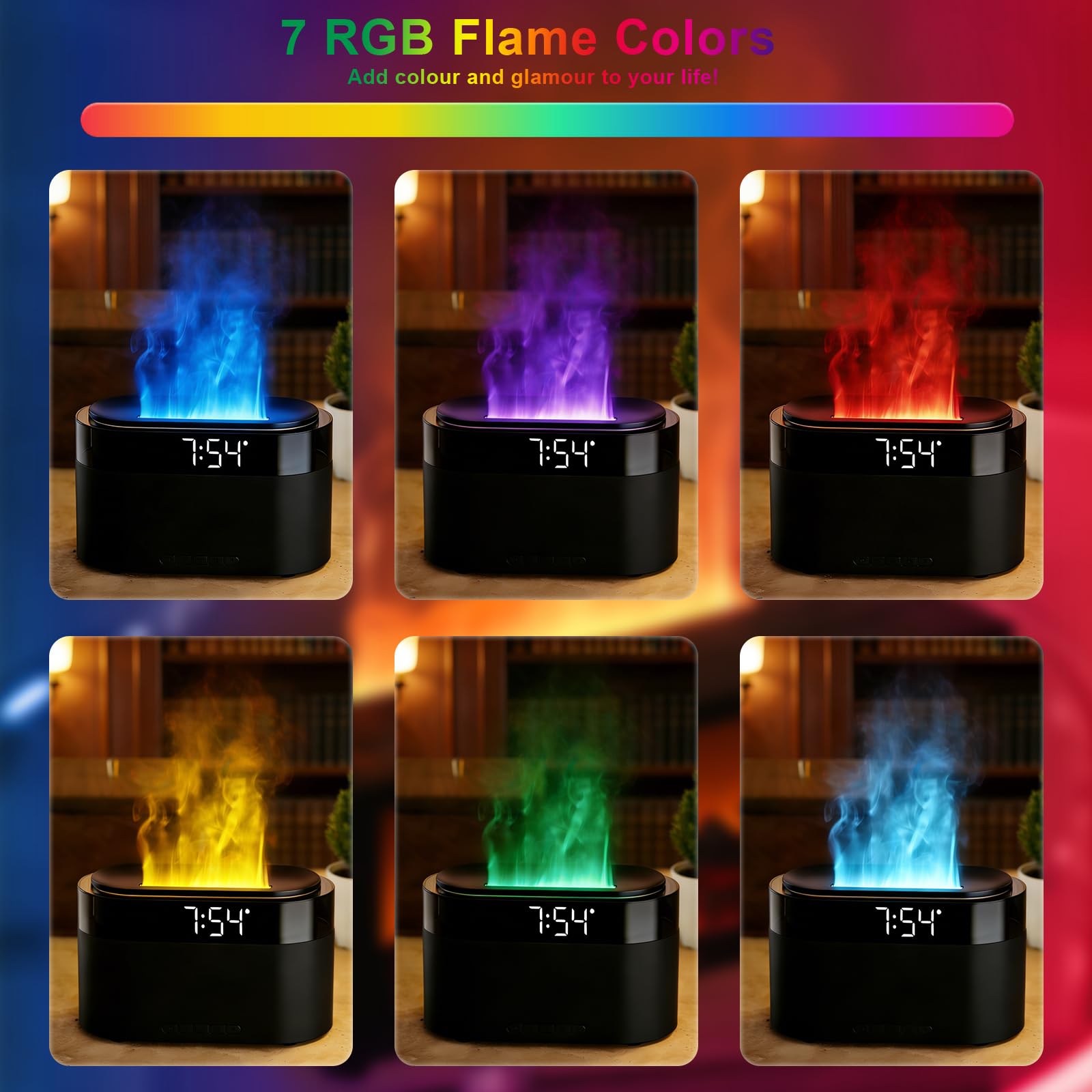 Holwim aroma diffuser 150ml reservoir for lasting fragrance and humidity