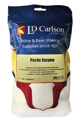 Home Brew Ohio Pectic Enzyme powder bottle helps break down pulp for smoother pressing