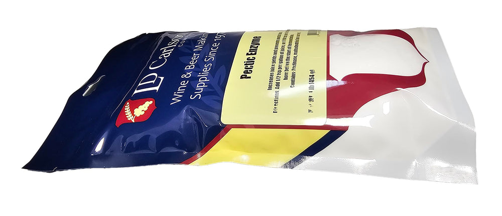 Label on Home Brew Ohio Pectic Enzyme powder packaging