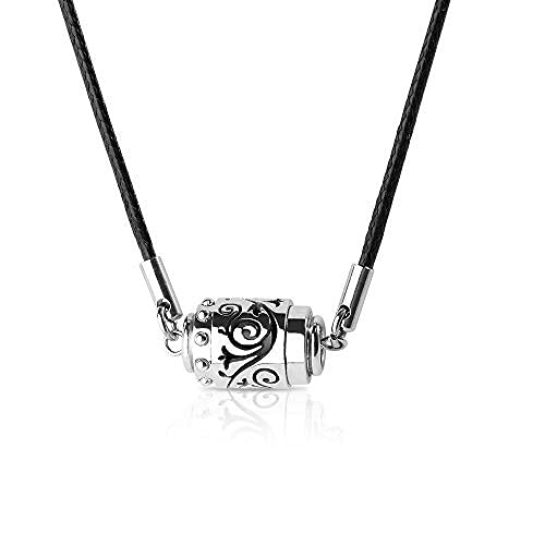 Home-Cloud aromatherapy diffuser necklace pendant with pendulum design for portable scent.