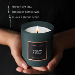 Home Lights soy-wax close-up highlighting clean burn and natural fragrance.
