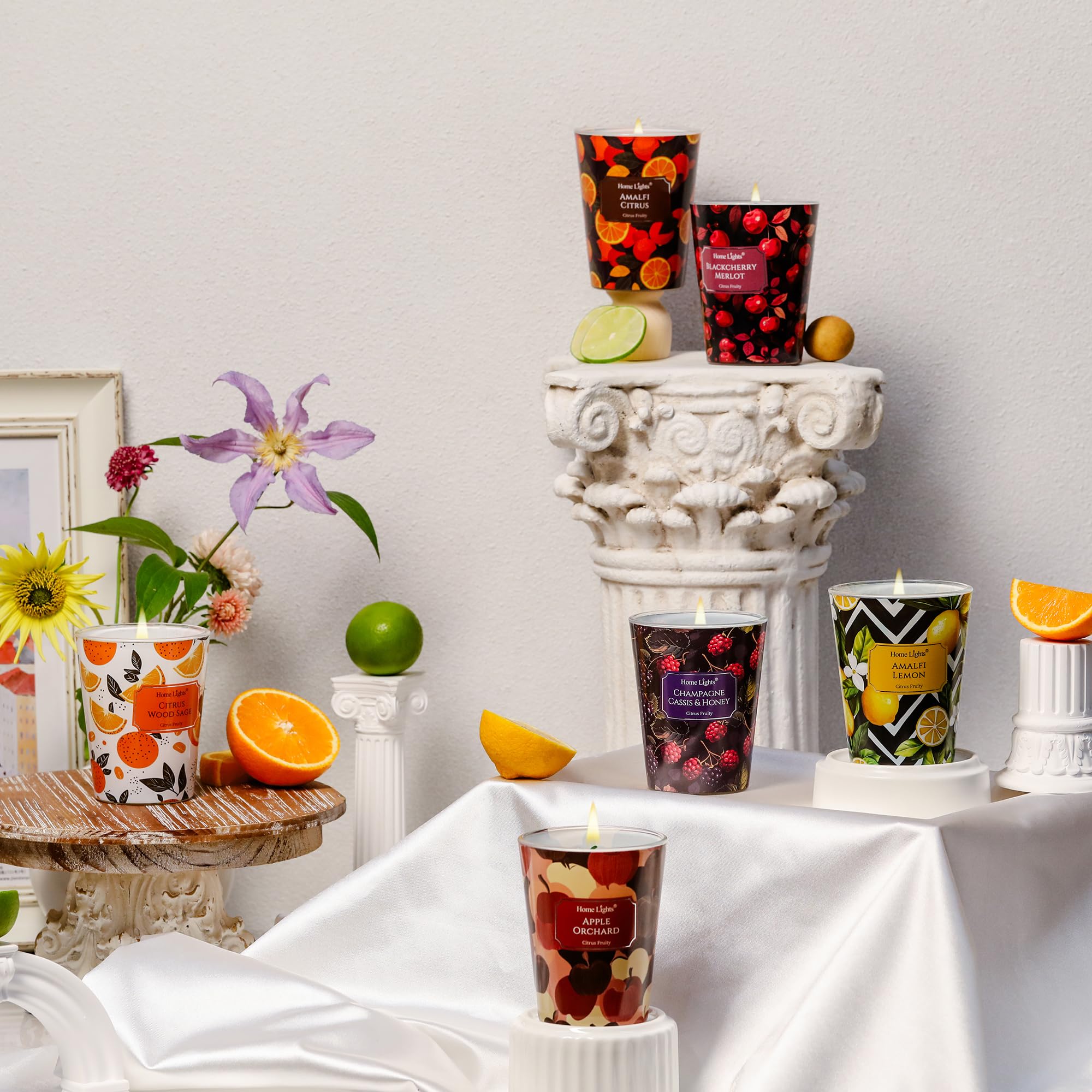 Home Lights candle enhances dining and spa nights with aroma.