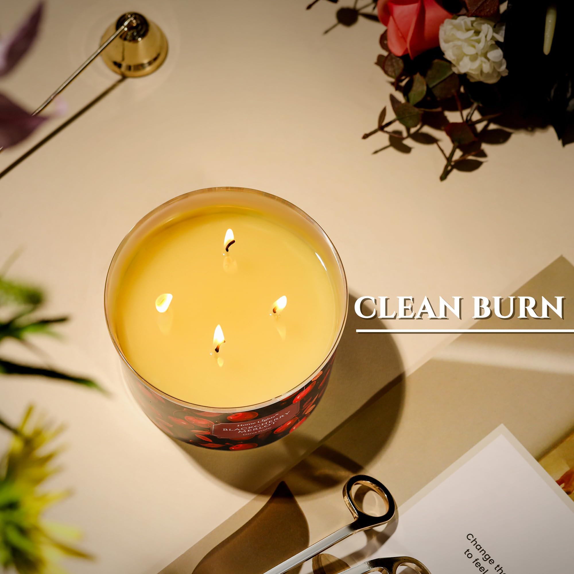 Home Lights eclectic jar design doubles as a decorative centerpiece.