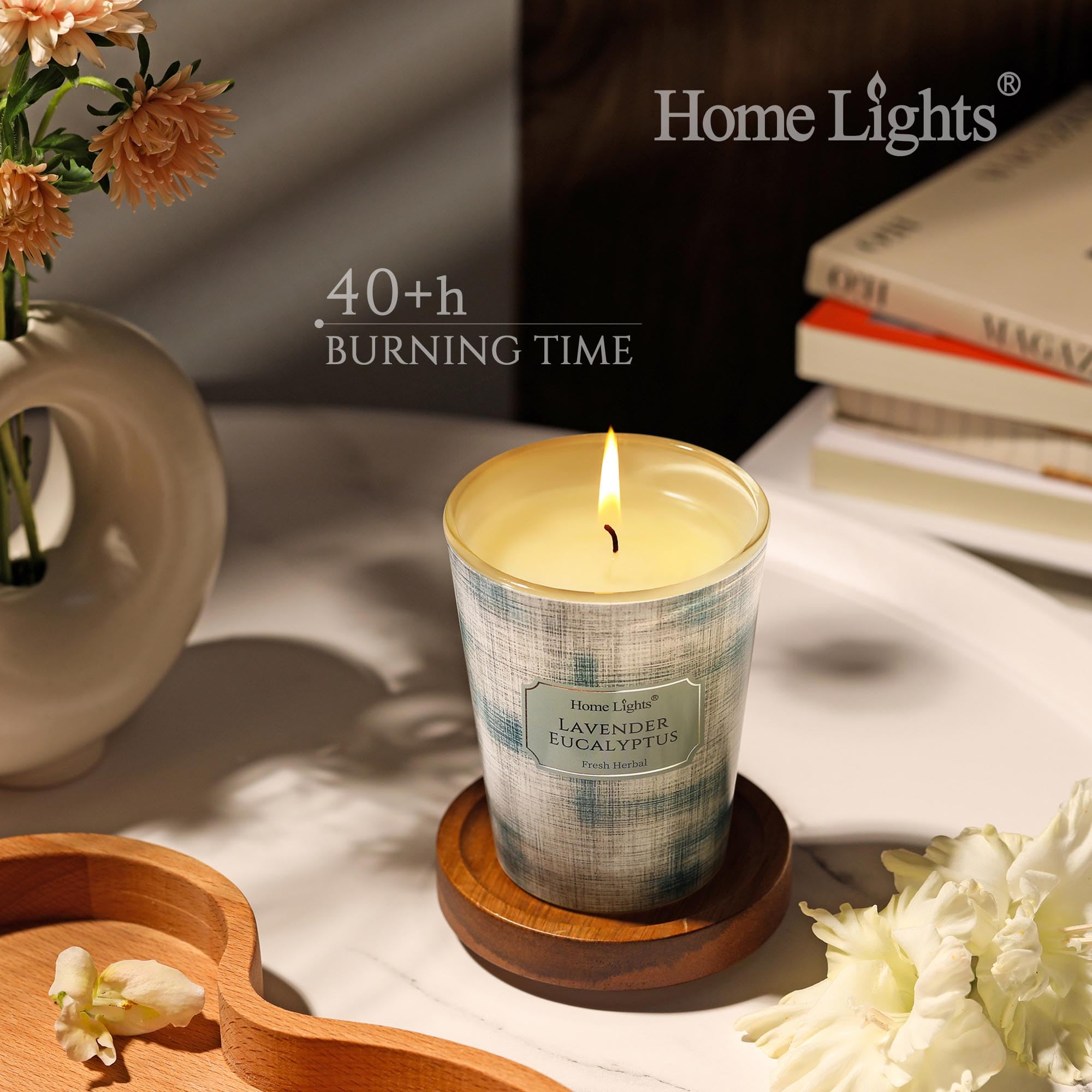 Home Lights gift-ready candle ideal for birthdays or holidays