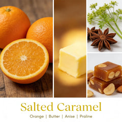 Home Lights salted caramel aroma fills spaces with warm, inviting sweetness.
