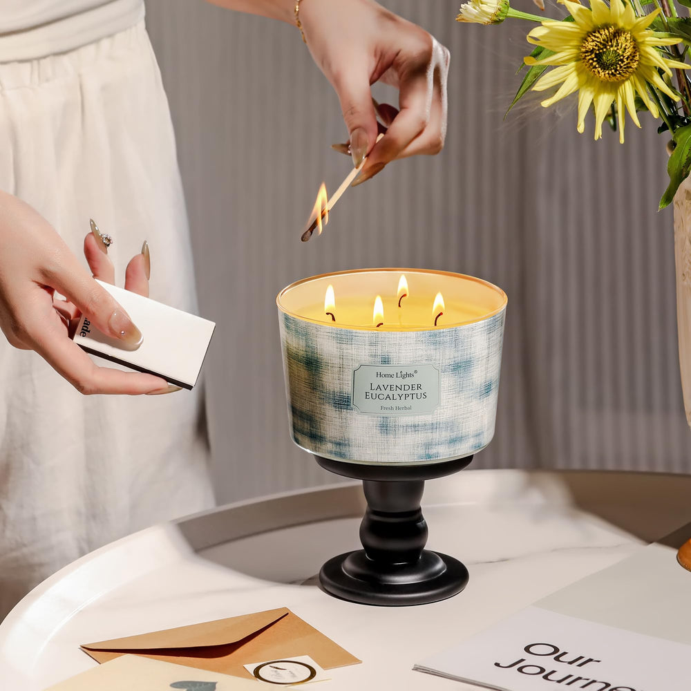 HomeLights Scandinavian-inspired decor candle for elegant rooms