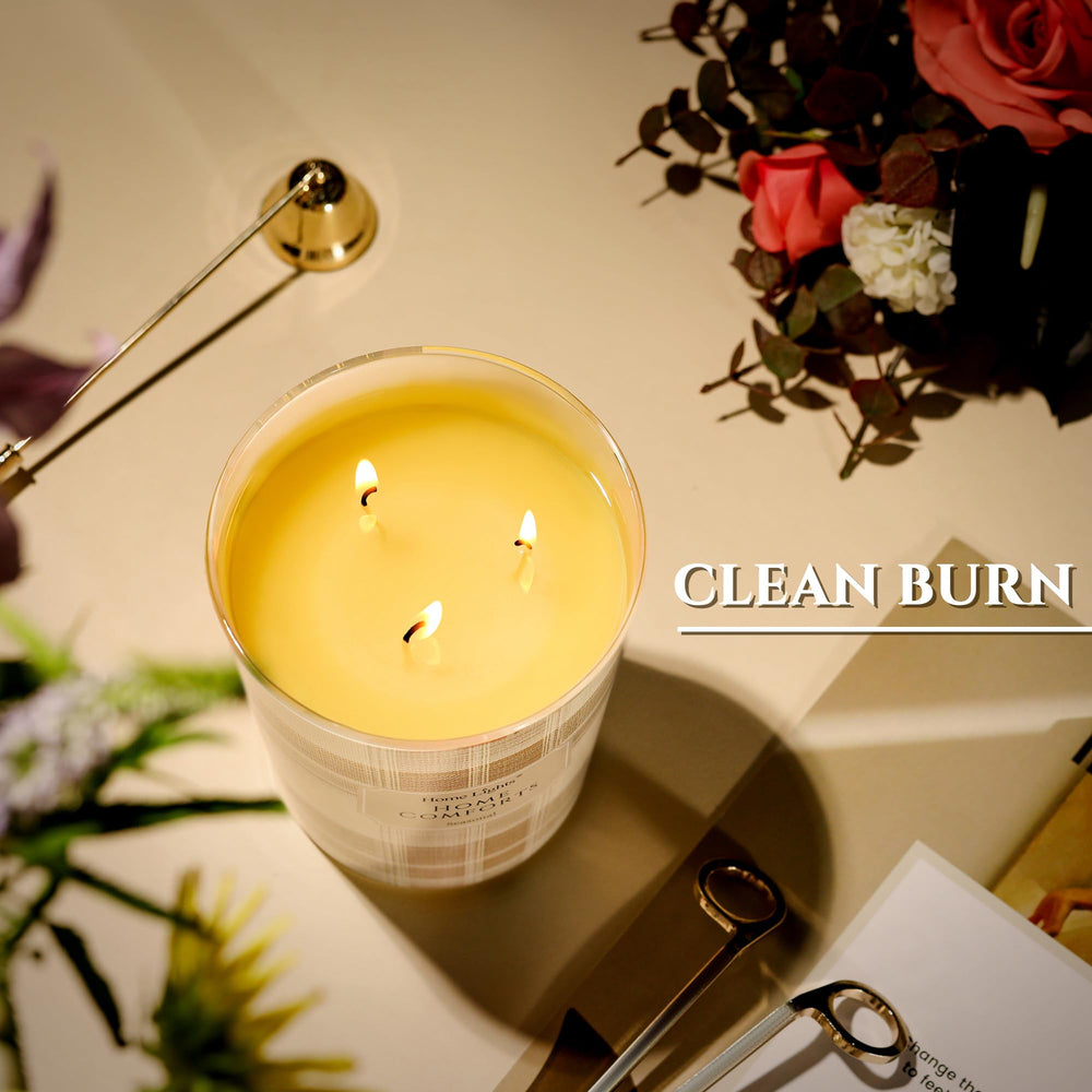 Home Lights vanilla pear base for creamy, inviting scent in any space.